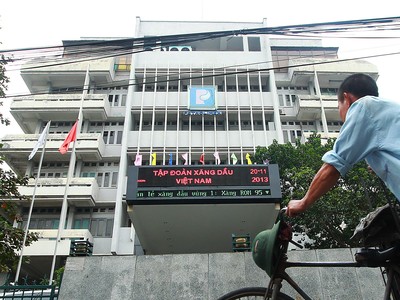 Trụ sở Tập đoàn Xăng dầu Việt Nam (Petrolimex) - Ảnh: Nguyễn Khánh