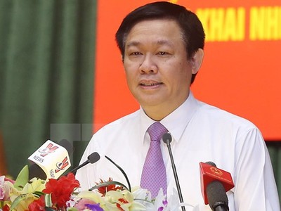 Phó Thủ tướng Chính phủ Vương Đình Huệ. ( Ảnh: Phạm Hậu/TTXVN)