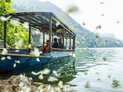Ba Bể mùa bướm bay