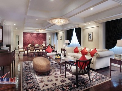 Phòng ở xa hoa của Tổng thống Pháp tại Hà Nội