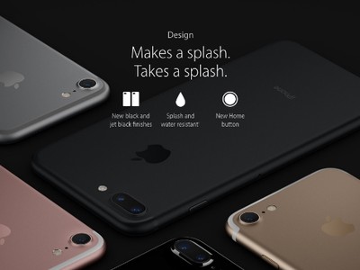 Thiết kế chống nước lần đầu tiên xuất hiện trên iPhone.