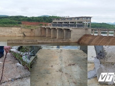 Cận cảnh dự án cấp nước nứt nẻ đội vốn 2.550 tỷ đồng ở Vũng Áng