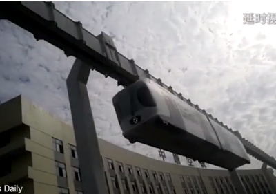 Trình làng tàu treo đầu tiên trên thế giới