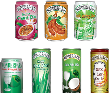 Sản phẩm nước giải khát của Công ty CP thực phẩm Quốc tế