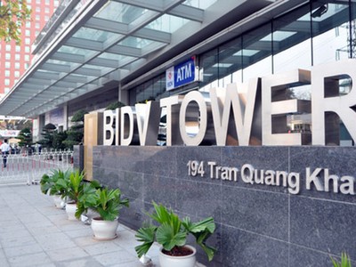 BIDV quyết định chi 2.700 tỷ đồng trả cổ tức năm 2015 bằng tiền mặt