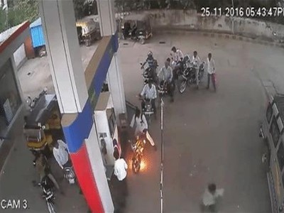 Gây hỏa hoạn thiêu rụi cả cây xăng chỉ vì hồn nhiên nghe điện thoại