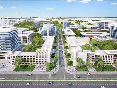 Phối cảnh Khu công nghiệp Hoàng Long (Thanh Hóa)