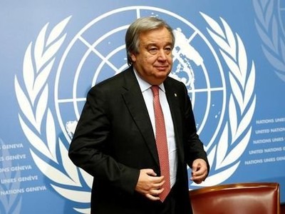 Ông Antonio Guterres trở thành Tổng Thư ký LHQ thứ chín - Ảnh: Reuters