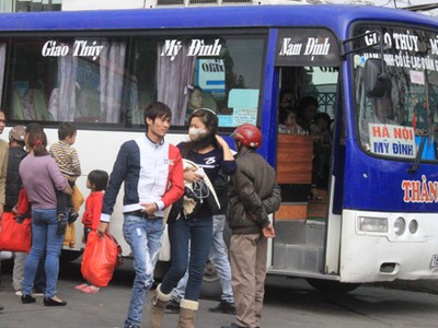 Xe khách cơ bản đáp ứng nhu cầu của hành khách. Ảnh: Đ.Loan