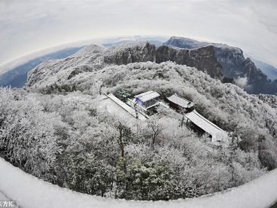 Mùa đông đẹp như cổ tích ở Thiên Môn Sơn