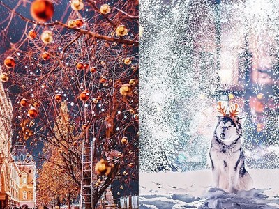 Nước Nga lộng lẫy trong tuyết và băng