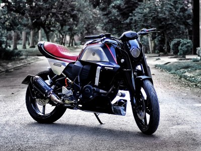 Yamaha FZ-S lên dáng cafe racer độc đáo ở Sài Gòn