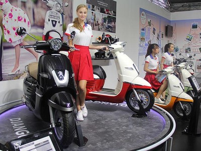 Chiếc Peugeot Django 125 đầu tiên tại Việt Nam xuất hiện tại Tp Hồ Chí Minh cuối tháng 10 vừa qua