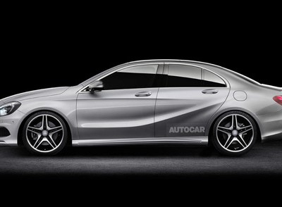 Phác thảo A-class phiên bản sedan. Ảnh: Autocar.