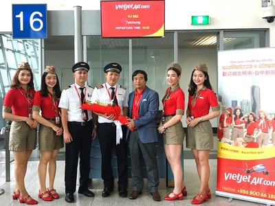Vietjet khai trương đường bay TP. HCM - Đài Trung