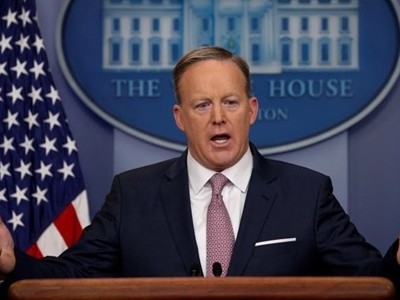 Thư ký báo chí Nhà Trắng Sean Spicer. Ảnh: Reuters