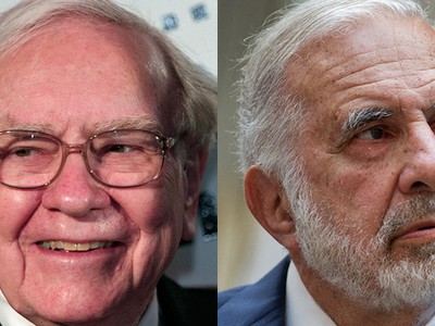 Tỷ phú Warren Buffett và tỷ phú Carl Icahn. (Nguồn: MarketWatch).