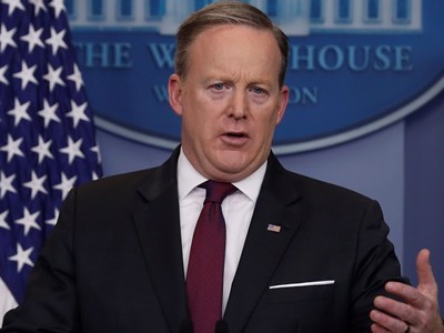 Người phát ngôn Nhà Trắng Sean Spicer. Ảnh: Reuters.