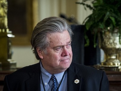 ông Steve Bannon, chiến lược gia trưởng của Tổng thống Mỹ Donald Trump. Ảnh: Bloomberg
