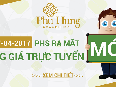 Chứng khoán Phú Hưng ra mắt giao diện bảng giá mới