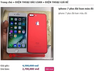 Choáng với iPhone 7, Galaxy S8+ giá... 3 triệu được rao bán tràn lan