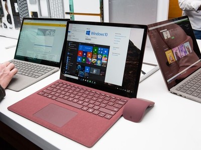 Surface Laptop trình làng với pin 14,5 tiếng, bàn phím bọc vải