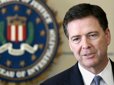 Giám đốc FBI vừa bị sa thải James Comey. Ảnh: Reuters