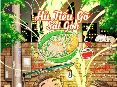 Ăn chơi Sài Gòn đúng điệu theo bộ ảnh chibi