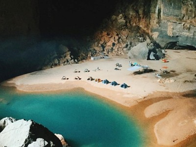 Cắm trại một đêm trong hang Én sẽ để lại ấn tượng khó quên.