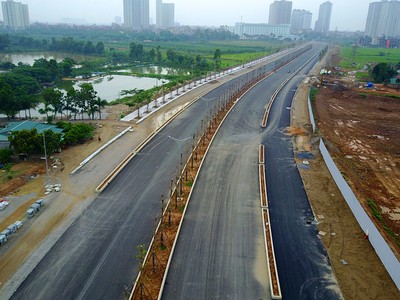 Tuyến đường 1.500 tỷ kết nối 3 quận Hà Nội sắp khánh thành