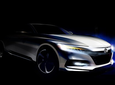 Ảnh ban đầu của Honda Accord 2018. 