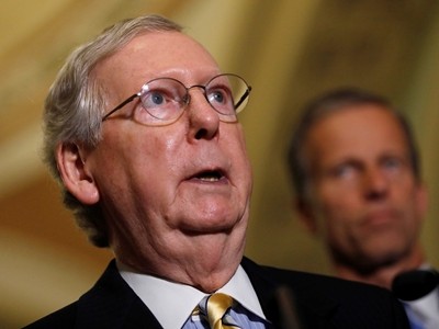 Ông Mitch McConnell. Ảnh: Reuters.