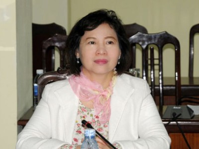 Thứ trưởng Hồ Thị Kim Thoa.
