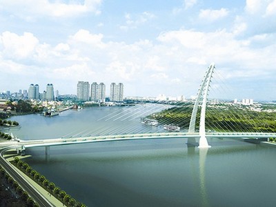 TP.HCM: Quận 1 chuẩn bị kết nối cầu Thủ Thiêm 2 bắc qua sông Sài Gòn