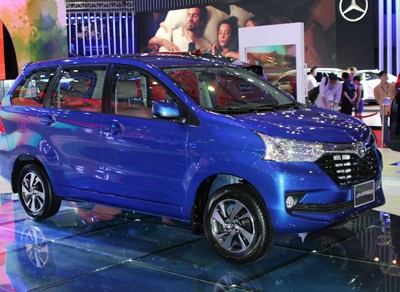Toyota Avanza tại triển lãm Việt Nam Motorshow 2017 đang diễn ra tại TP HCM.