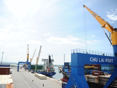 Cầu cảng Chu Lai vừa hoàn thành nâng cấp, mở rộng