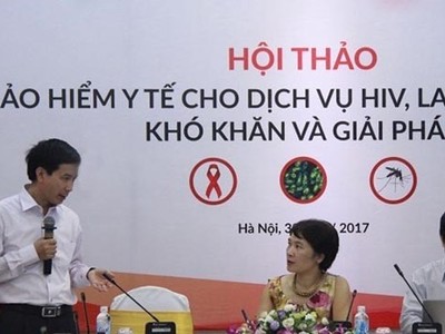 Một buổi hội thảo nhằm tháo gỡ khó khăn khi chuyển đổi nguồn lực điều trị HIV/AIDS sang quỹ Bảo hiểm y tế