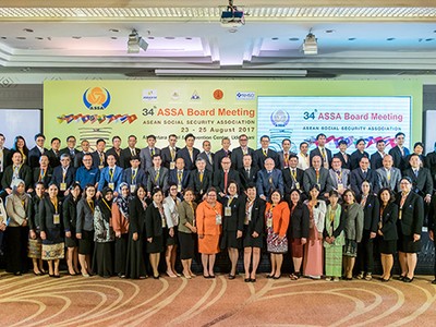 Các đoàn đại biểu tham dự Hội nghị ASSA lần 34 tại Thái Lan.