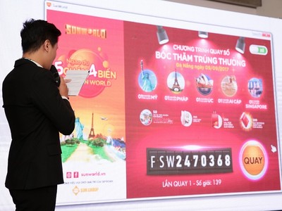 5 gia đình trúng giải đặt biệt trong chương trình “Ngao du 5 châu 4 biển cùng Sun World”