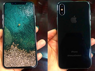 Mô hình iPhone 8 dựng theo tin đồn.