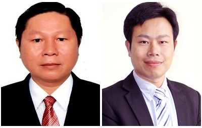 Thứ trưởng Bộ Lao động - Thương binh và Xã hội Lê Tấn Dũng và Lê Quân