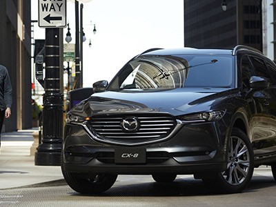 Mazda CX-8, đối thủ của Honda CR-V bản 7 chỗ.