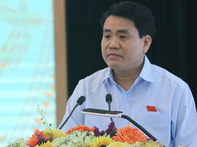 Chủ tịch UBND TP Hà Nội Nguyễn Đức Chung. Ảnh: Võ Hải.
