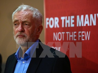 Chủ tịch Công đảng Anh Jeremy Corbyn tại một sự kiện ở London. (Nguồn: AFP/TTXVN)