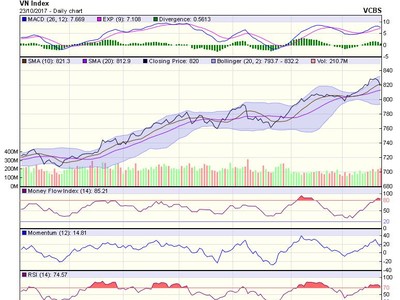 Biểu đồ kỹ thuật VN-Index. Nguồn: VCBS.