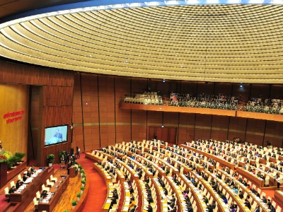 Hôm nay 1/11, Quốc hội bước vào ngày làm việc thứ hai về kinh tế - xã hội và ngân sách. Ảnh: Giang Huy.