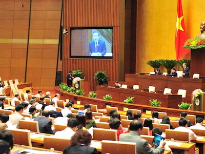 Tại kỳ họp lần này, Quốc hội dành 2,5 ngày thảo luận về kinh tế - xã hội và ngân sách. Ảnh: Giang Huy