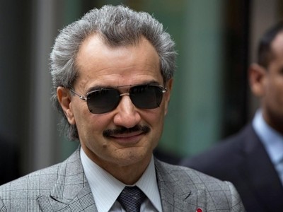 Hoàng tử Alwaleed bin Talal bị bắt trong chiến dịch chống tham nhũng cuối tuần trước. Ảnh: Reuters.