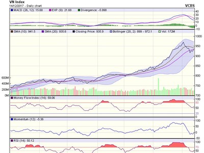 Biểu đồ kỹ thuật VN-Index. Nguồn: VCBS.