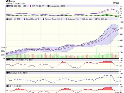 Biểu đồ kỹ thuật VN-Index. Nguồn: VCBS.